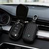 Genuine Leather Car Key Cover Storage Bag for Skoda RS Rapid Yeti Karoq Vision Octavia Kodiaq Kamiq Fabia Car Accessories Tools hkpx25