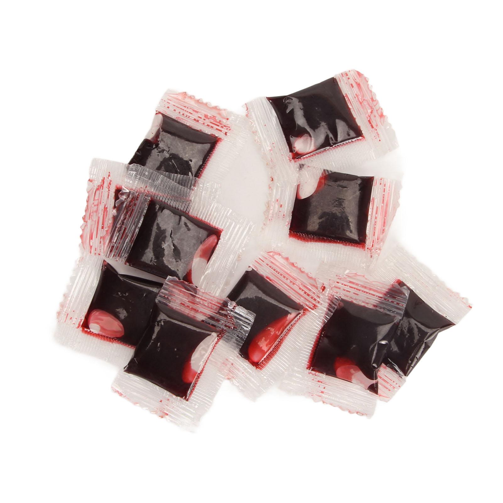 

10 Bags 3ml Halloween Fake Blood Special Effects Stage Performance Fake Blood for TV Shows