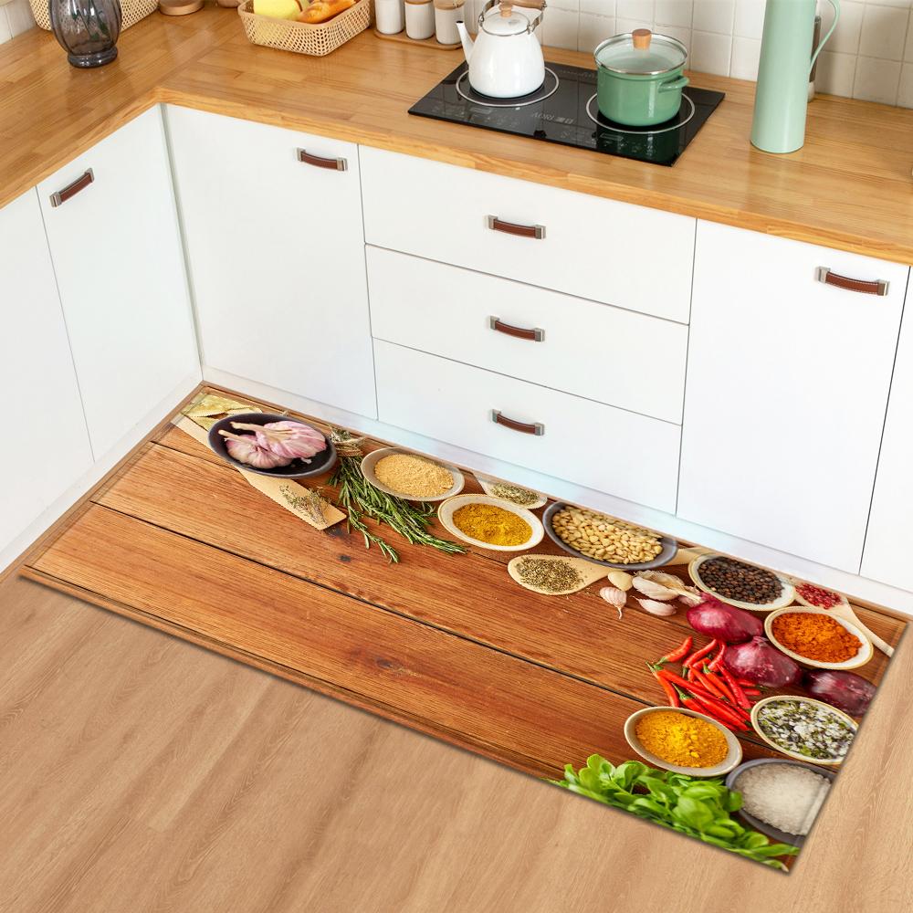 Home Bedroom Living Room Long Carpet Entrance Bathroom Non-slip Floor Mat Modern Kitchen Carpet