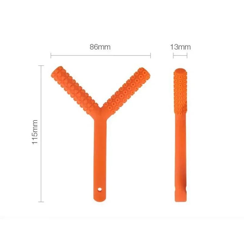 Speech Therapy Teeth Massager Adult Children Speak Oral Muscle Rehabilitation Training Chewing Tube Autism Sensory Therapy Tool