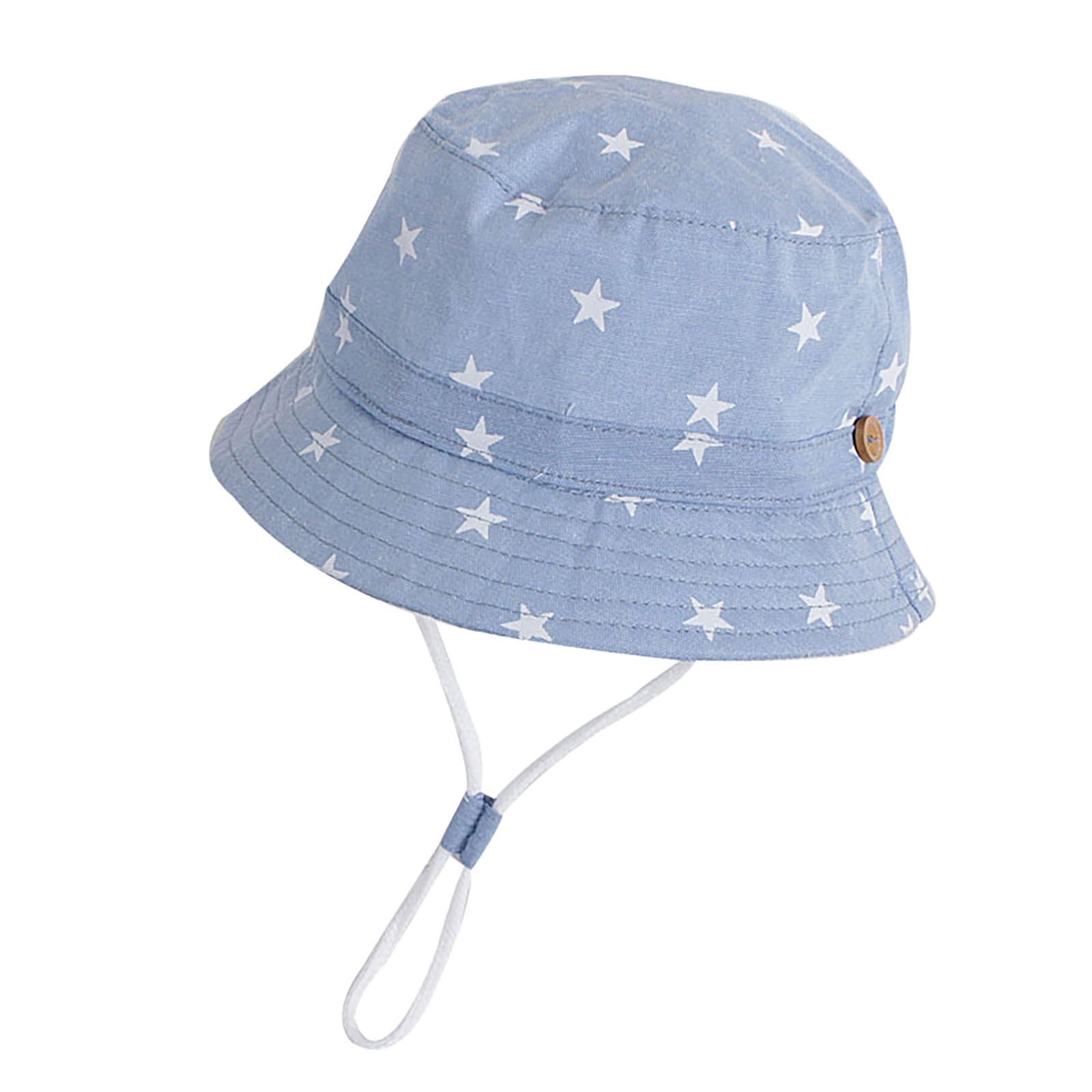 

Детская шляпа от солнца с защитой UPF50+, дышащая панама, летняя игровая шляпа, рыбацкая шляпа 54 синий