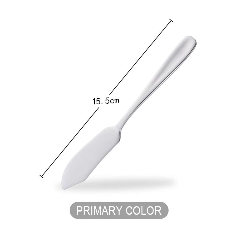 Buy Go 304 Butter Knife Cheese Dessert Jam Spreaders Stainless Steel Cream Gold Rose Knifes Western Cutlery Breakfast Tool