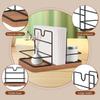 Napkin Holder Rotatable Napkin Dispenser Multifunctional Decorative Napkin Holder for Table for Kitchen Dining Table Coffee Bar