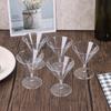 5Pcs 60Ml Disposable Cocktail Glass Plastic Champagne Flutes Cup Dessert Party Goblet Bar Drink Cup Mini Wine Glass Plastic
