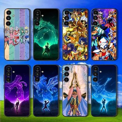 Phone Case For Samsung Galaxy A13,A21s,A22,A31,A32,A52,A53,A71,A80,S-Saint Seiya Knights Zodiac Soft Black Shell