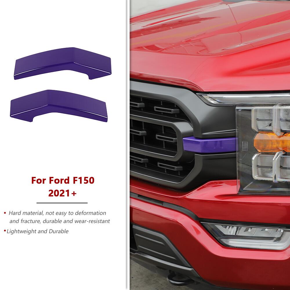 Фиолетовые Накладки на Решетку Переднего Бампера Для Ford F150 2021-2022 Аксессуары