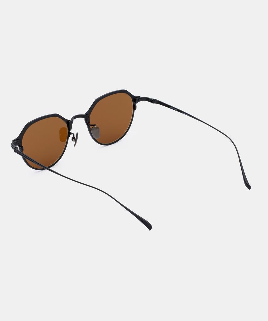 Maeteupeojeu Mp-09 Titanium Brown Sunglass Black