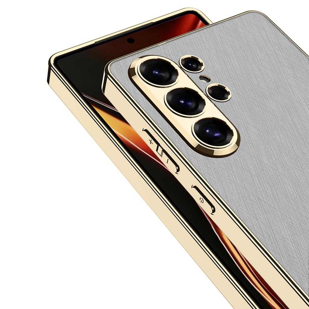 GKK For Samsung Galaxy S26 Ultra Case Electroplated PC + PU + TPU Phone Back Cover