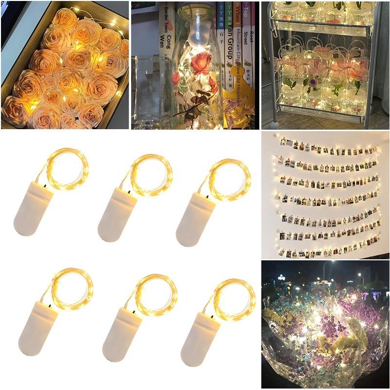 5M Copper Wire Led String Lights Holiday Fairy Lights Garland Christmas Tree Decor Wedding Party Diy