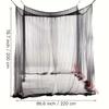 Outdoor Sexy Mosquito Nets Mesh Square White Canopy Net Double Size Durable Mosquito Net Tent Palace Four Door King/Queen