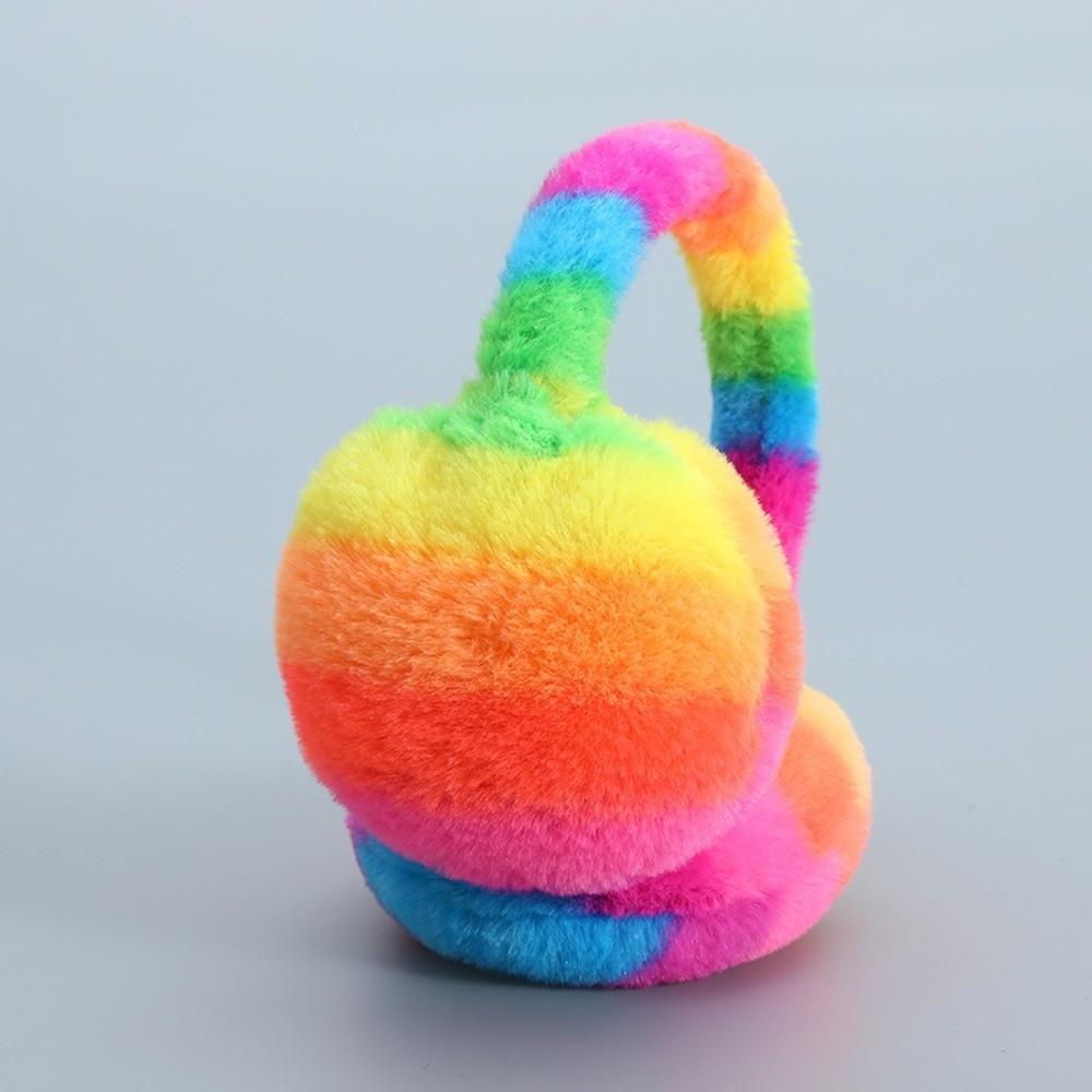 Утолщенные мягкие плюшевые наушники Защита ушей Искусственный мех Наушники Грелка для ушей Для женщин мужчин Для улицы C