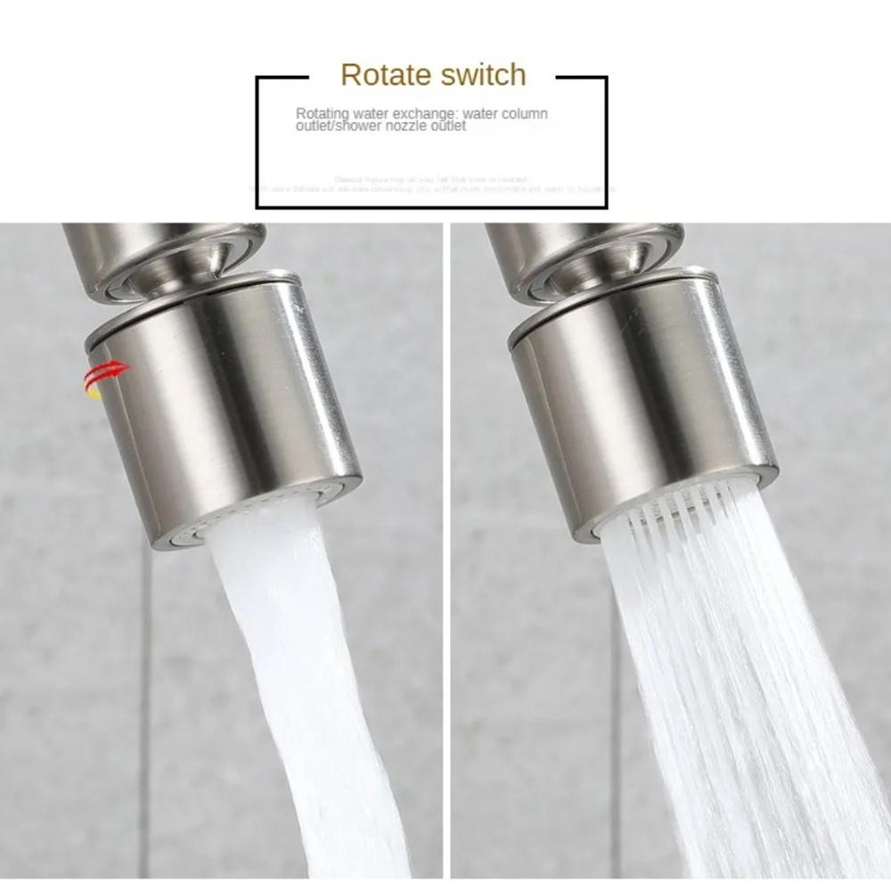 Skládací umyvadlo z nerezové oceli s kohoutkem, nástěnné, do koupelny, kuchyně, směšovací baterie na teplou a studenou vodu, otočné o 360 stupňů