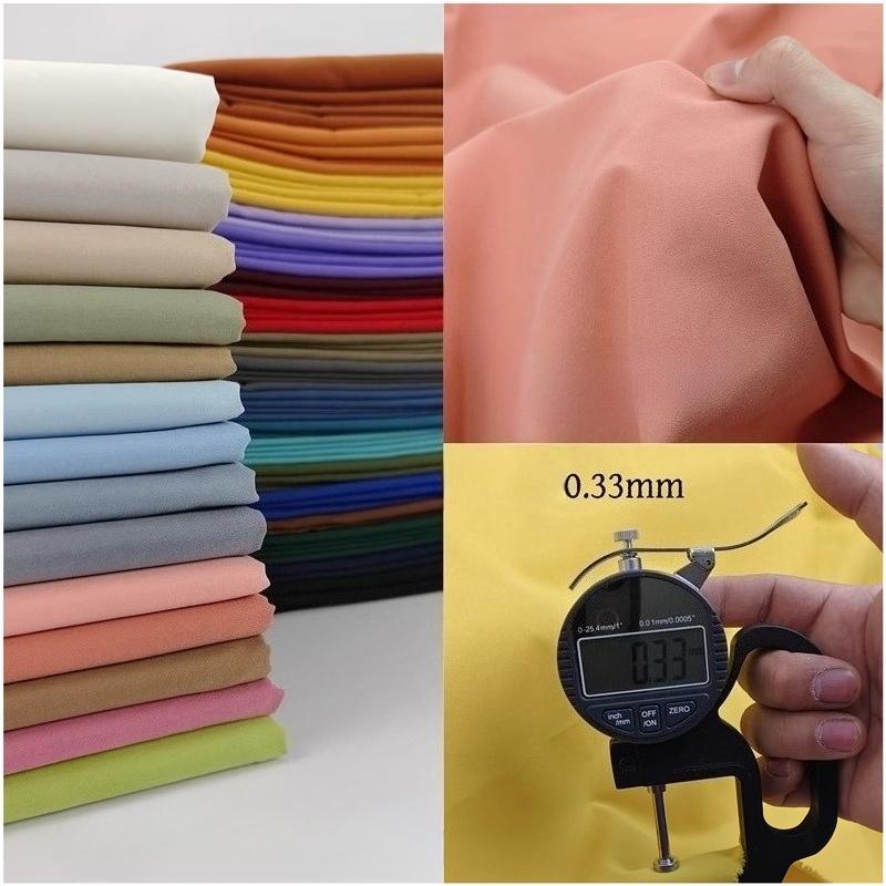 Solid-color Polyester Matte Plain Weave Fabric DIY Windbreaker Jacket Style Overcomes Cotton-padded Dress Shirt Jacket Fabric