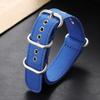 Canvas Nylon Watchband Business Men Women 18/20/22mm Black Khaki Green Outdoor Sports Watch Strap Metal Buckle Watch Accessories
