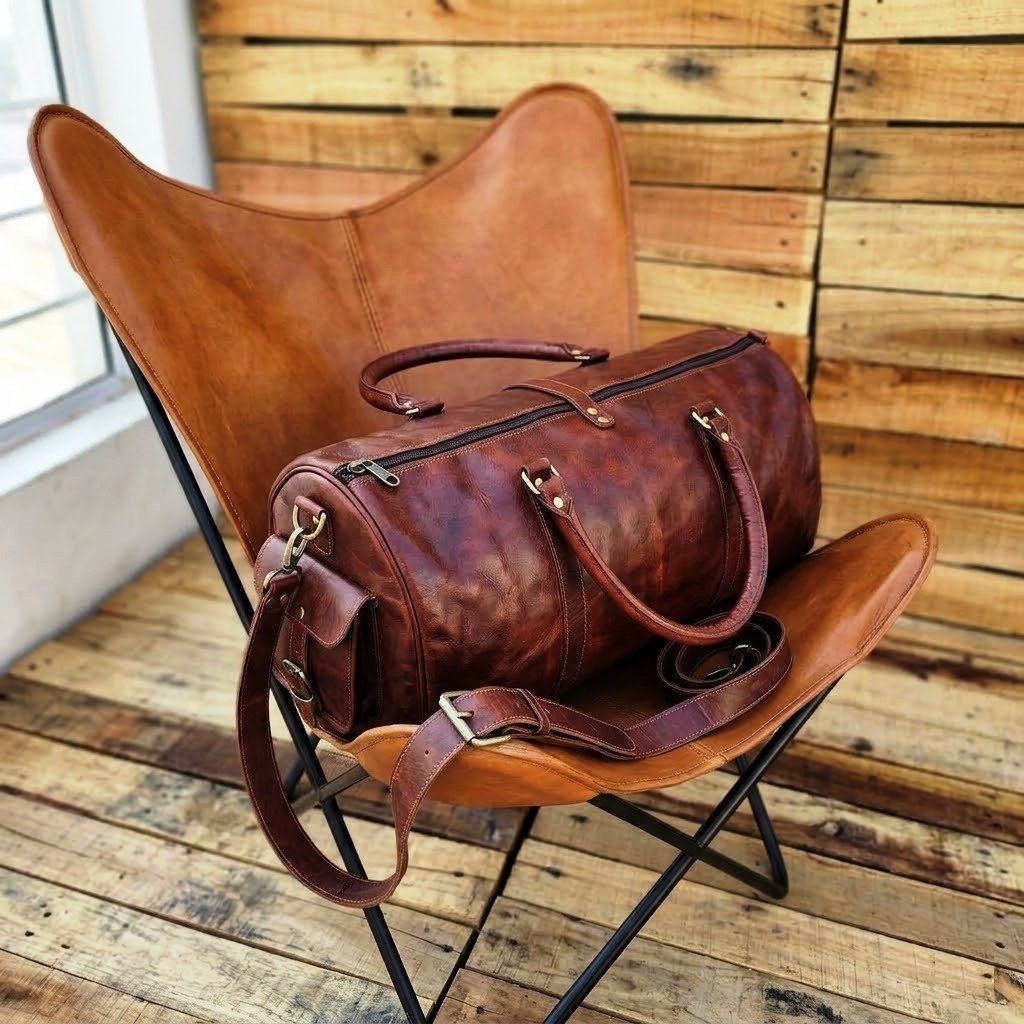 Leather Duffle Bag, Handmade Leather Weekender, Gym Bag Men, Vacation Duffel Bag, Travel Bag, Overnight Bag, Leather Holdall, Groomsmen Gift