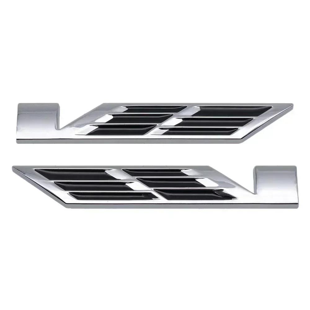 2pcs Car Stickers Side Badge V Logo for Cadillac Escalade ATS BLS CTS CT4 CT5 CT6 EXT STS SLS SLR SRX XLR