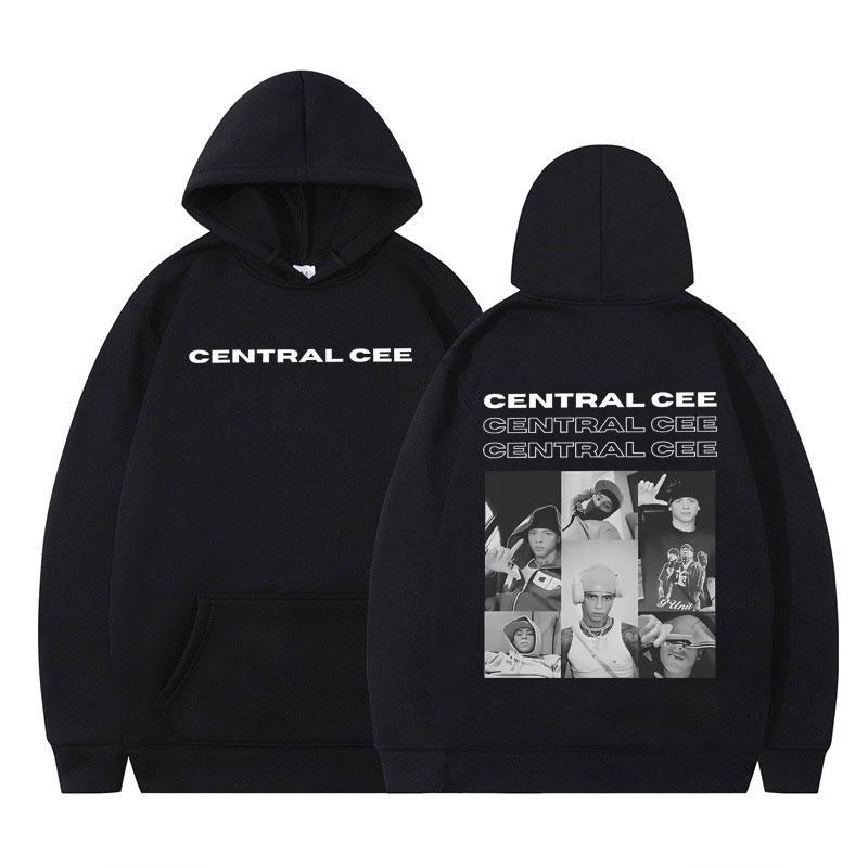 

Rapper Central Cee Vintage Fashion Printed Hoodie Men Women Long-sleeved Winter Harajuku Hip-hop Pullover Oversized Sweatshirt 3XL