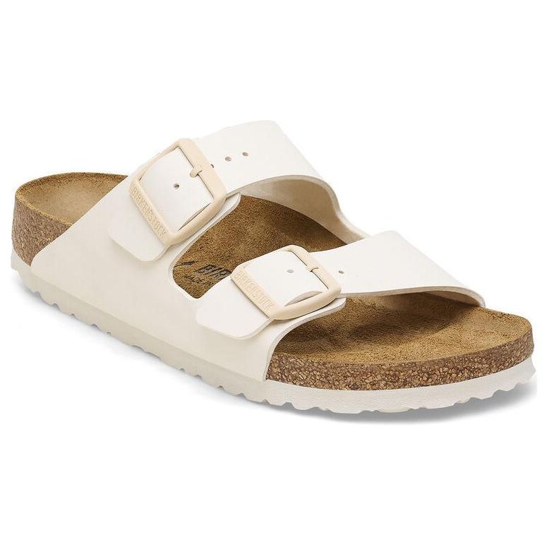 Birkenstock Comfortable Round Toe Versatile Buckle Slide Sandals Unisex Sandals Eggshell 1027339