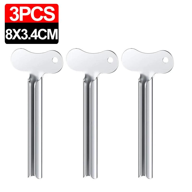 20/1PCS Stainless Steel Toothpaste Tube Squeezers Metal Key Toothpaste Squeezers for Bathroom Hair Dye Cosmetic Tubes Squeezer