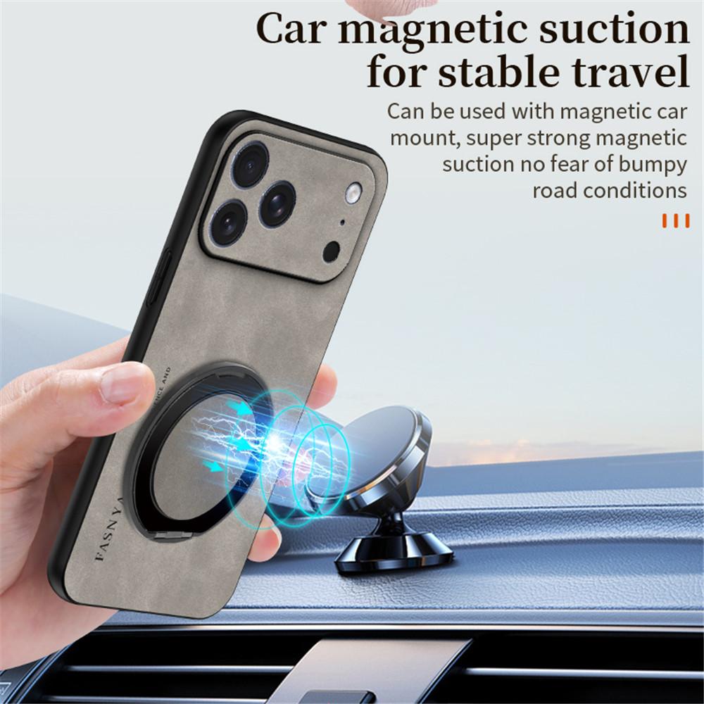 Husă de telefon din piele magnetică de lux din piele de oaie pentru iPhone 17 16 15 14 13 12 11 Pro Max Plus 17 Air cu suport, husă rezistentă la șocuri