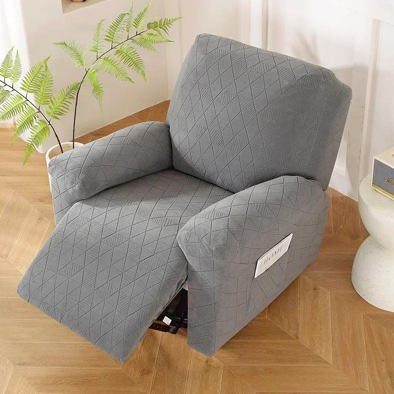 Recliner Sofa Cover Non-slip Massage  Sofa Cover All-inclusive Lounger Single Seater Couch Sofa Slipcover Armchair Cover