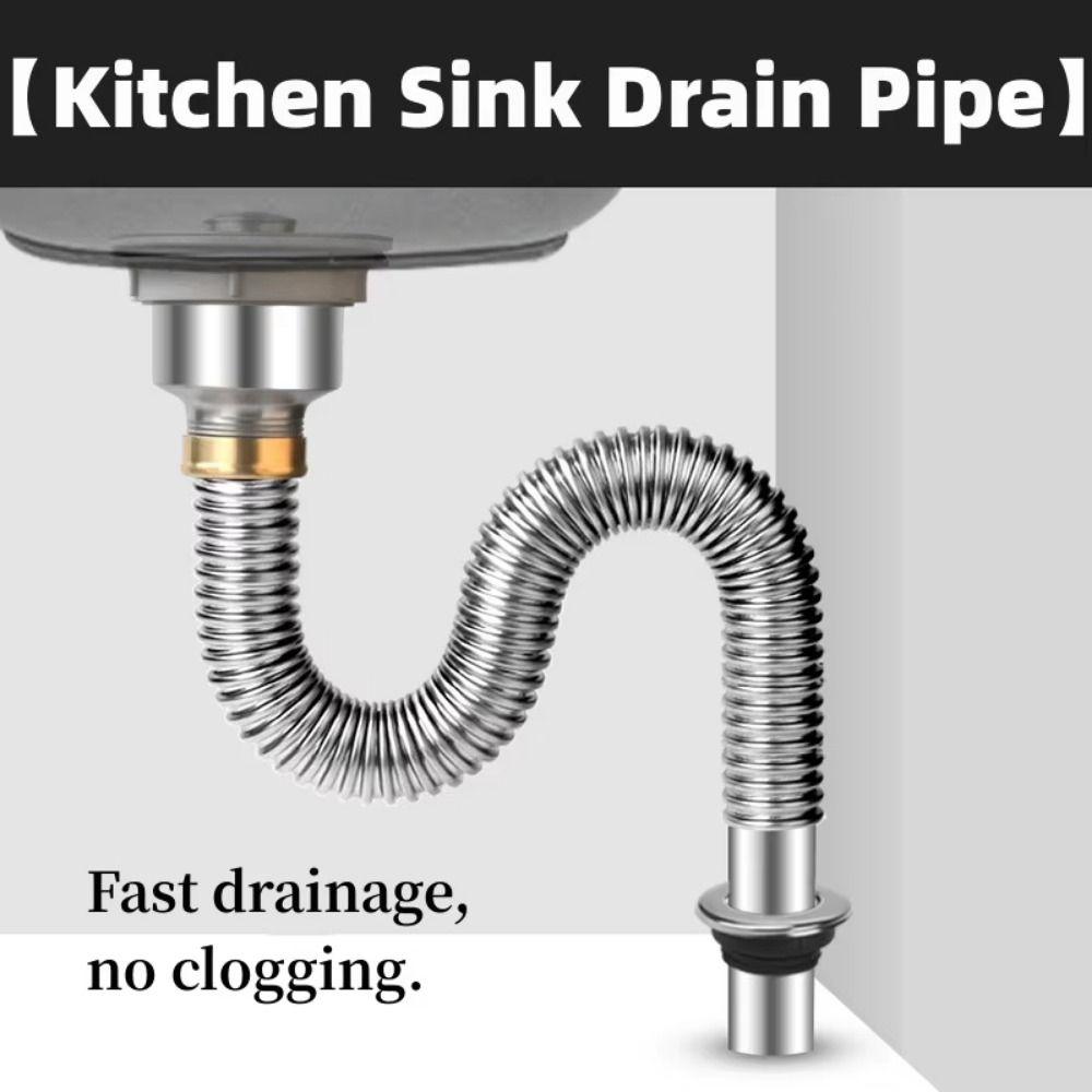 Deodorant Kitchen Sink Drain Pipe Anti Rat Bite Sewer Fast Drainage Kit  Plumbing Repair