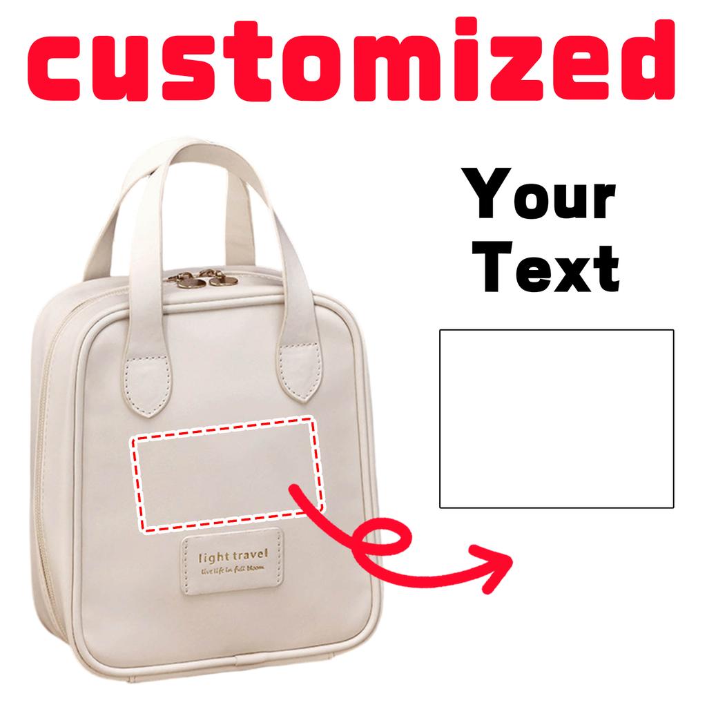 Customization -Personalized Toiletries Bag, Large Capacity Waterproof Storage Travel Bag