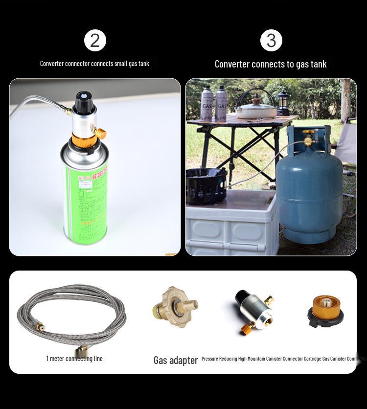 Windproof High-Power Infrared Portable Gas Stove for Outdoor Picnic