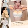 Female Spring and Summer Without Shoulder Strap Pure Want To Non Slip Small Chest Gather Shoulder Off with Chest Beauty Back Underwear