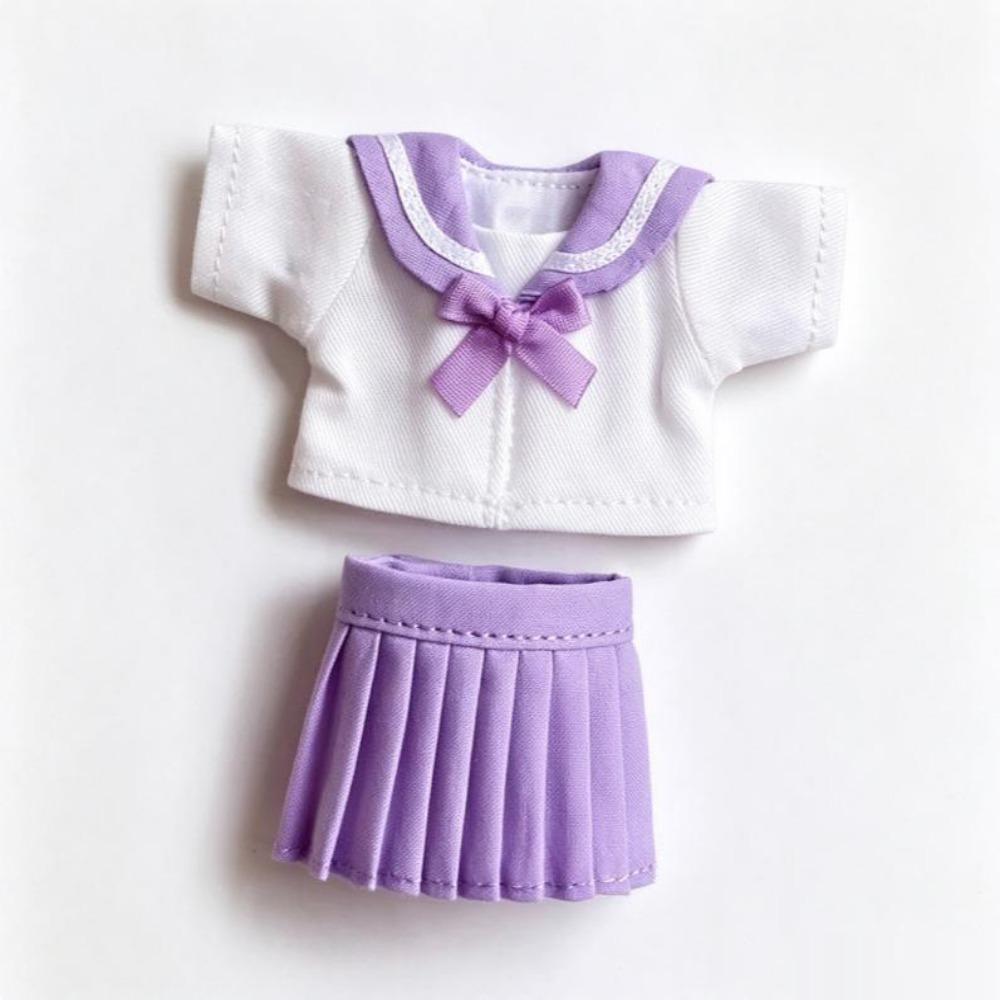 Multicolors JK Pleated Skirt Clothes Cute JK Uniform for OB11 Doll/For 1/12 BJD Doll