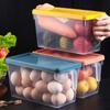 Kühlschrank Frischhalte Lebensmittel Aufbewahrungsbehälter Transparent Tragbar Eier Gemüse Obst Organizer mit Griff Feuchtigkeitsdicht