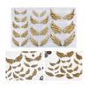 Silicone Mold DIY Crystal Resin Angel Wings Cute Wing Shape Mirror Surface Silicone Mold Epoxy Resin Handmade UV Resin Mold DIY Handmade Silicone