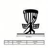 Metal Wall Art Indoor Outdoor Decor Matte Black Sports Theme Golf Kids Room Gift