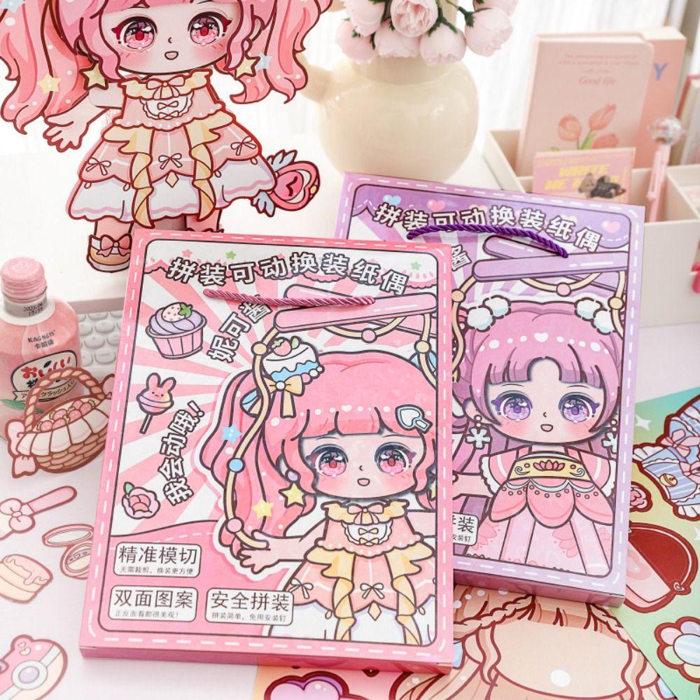 EVA Dress Up Sticker DIY Change Clothes Cartoon Stickers Guka Sticker Princess Toy Little Girls