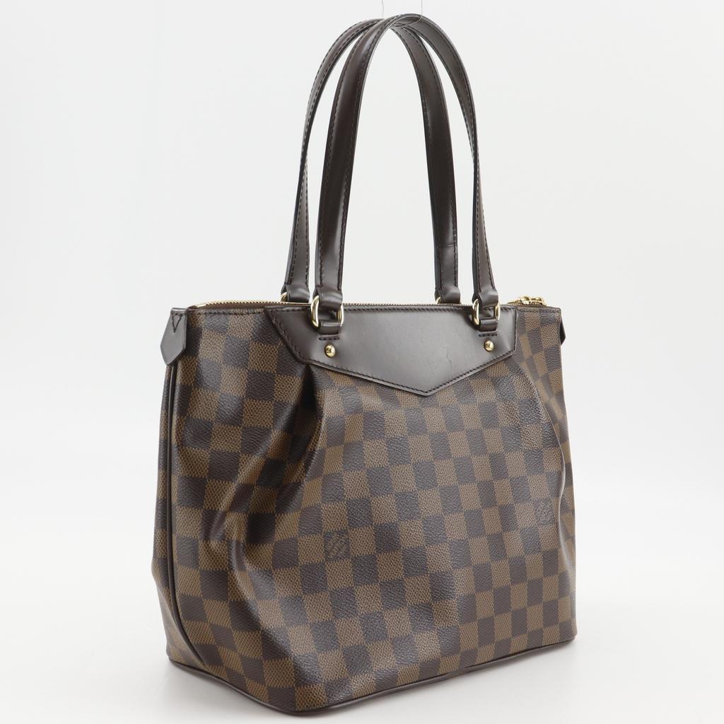 Louis Vuitton Westminster PM Tote Bag N41102 Brown Damier Canvas Women Used