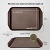 LIJIA FITMENT Rectangular Anti-Slip Serving Tray