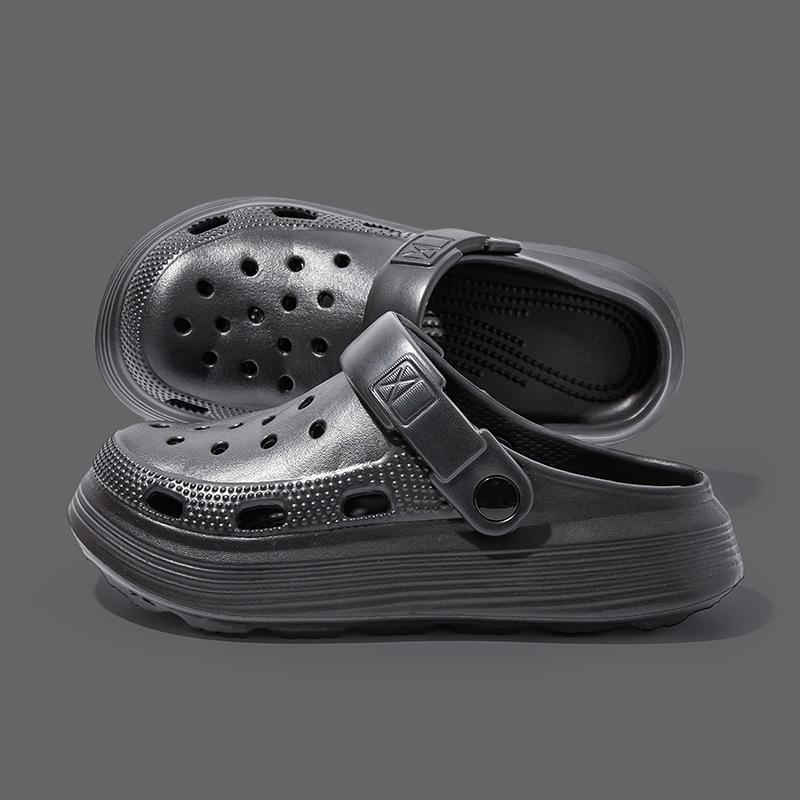 2025 Heren Zomer Strand Sandalen met Dikke Zool en Gesloten Teen