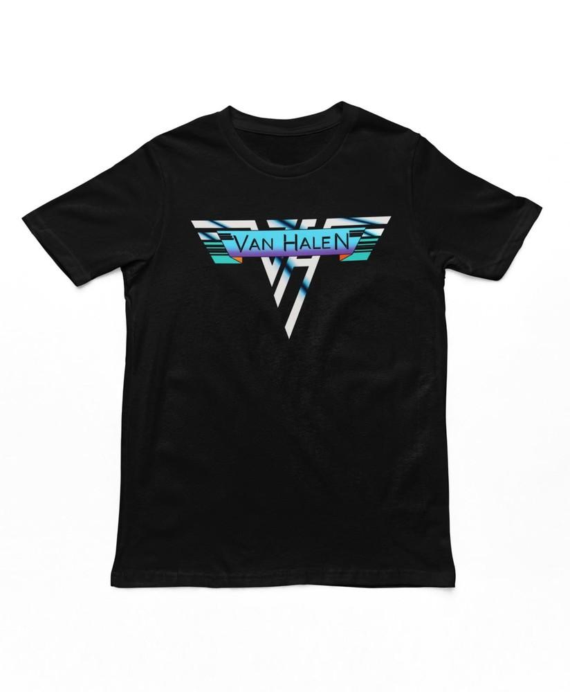 

Van Halen 1978 Vintage Logo Mens T Shirt Music Classic Rock Band Tee New Black Unisex T-Shirt M