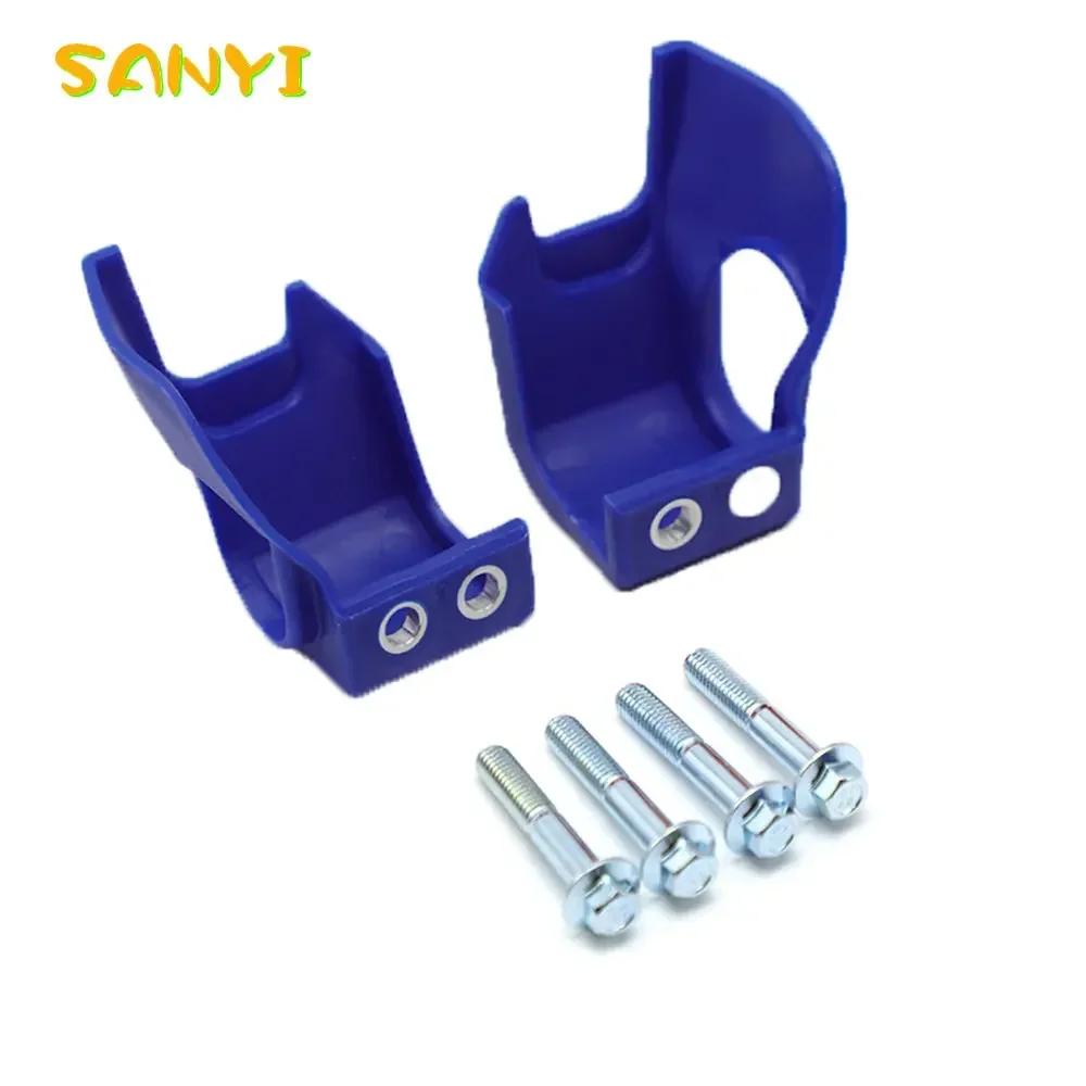 

Motorcycle Front Lower Fork Leg Shoe Guard Protector For Yamaha YZ125 YZ250 YZ250F YZ450F WR250F WR450F YZ WR 125 250 450 F FX чорний