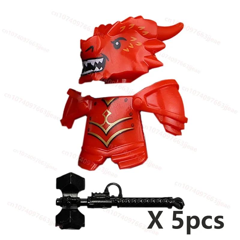 048 047 Undead Dragon Knight Bricks Anime Dragon Knights Building Blocks DIY Action Figure Collection Model Decor Doll Toy Gift