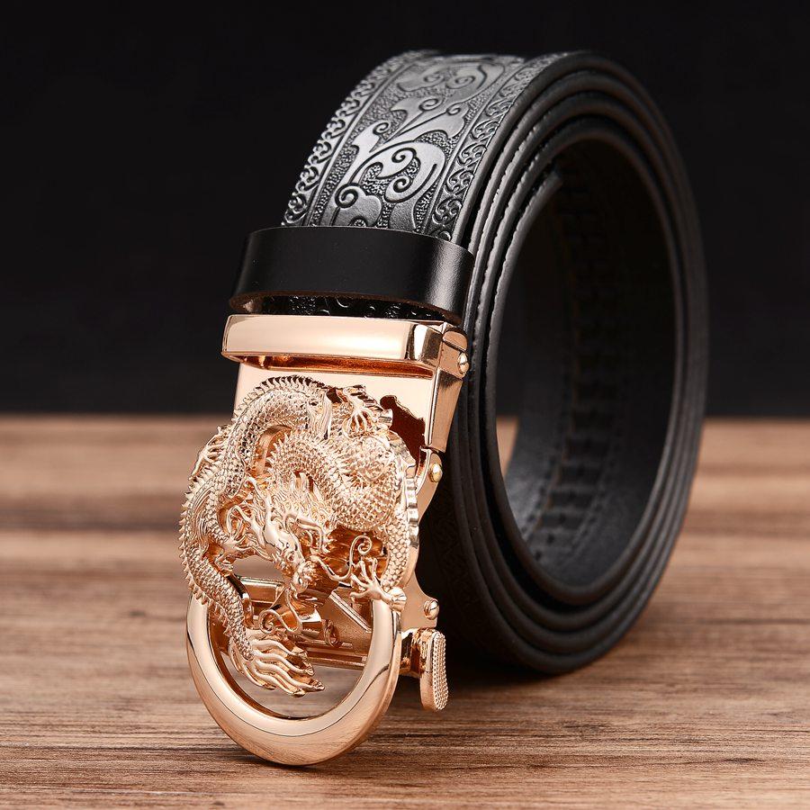 

Men Automatic Buckle Belt Luxury Designer Belt Men Waistband Fashion Leather Belts for Men Width:3.5cm Length:110-125cm 125cm