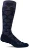 Sockwell Merino Wool Compression Socks Navy 2 [HEART THROB] M/L