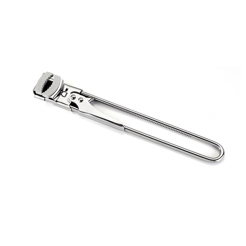 Adjustable Stainless Steel Can Opener - Creative, Convenient, Twist-Off Lid for Home, Hotel, and Bar Use