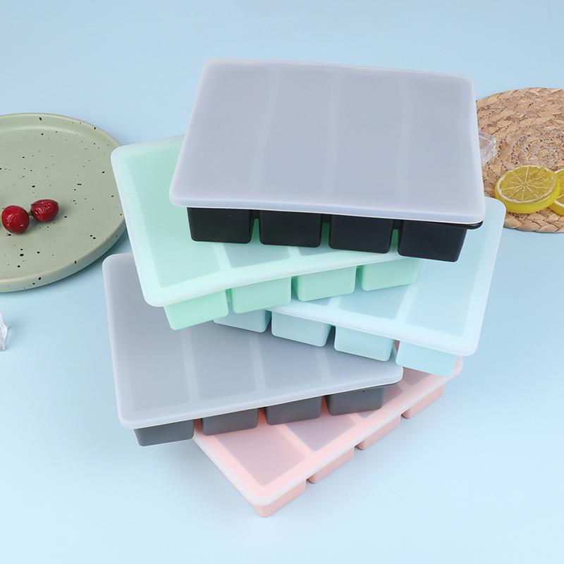 4 Grids Long Ice Cube Tray Mold Reusable Silicone Ice Cube Mold Bpa Free Ice Maker Food Grade Silicone Ice Cubes Mould