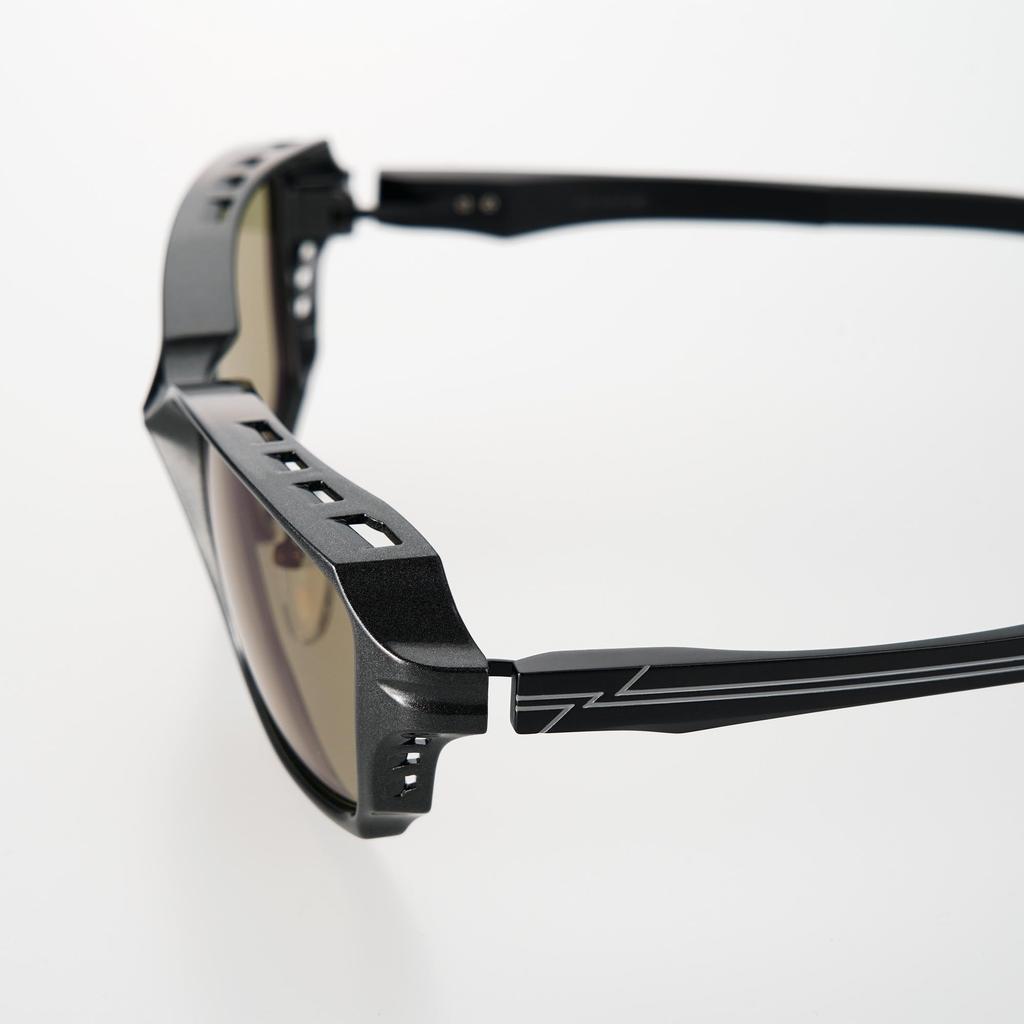 Zeque Polarized Sunglasses SHADE Gunmetal Matte Black TRUEVIEW SPORTS F-2245 &