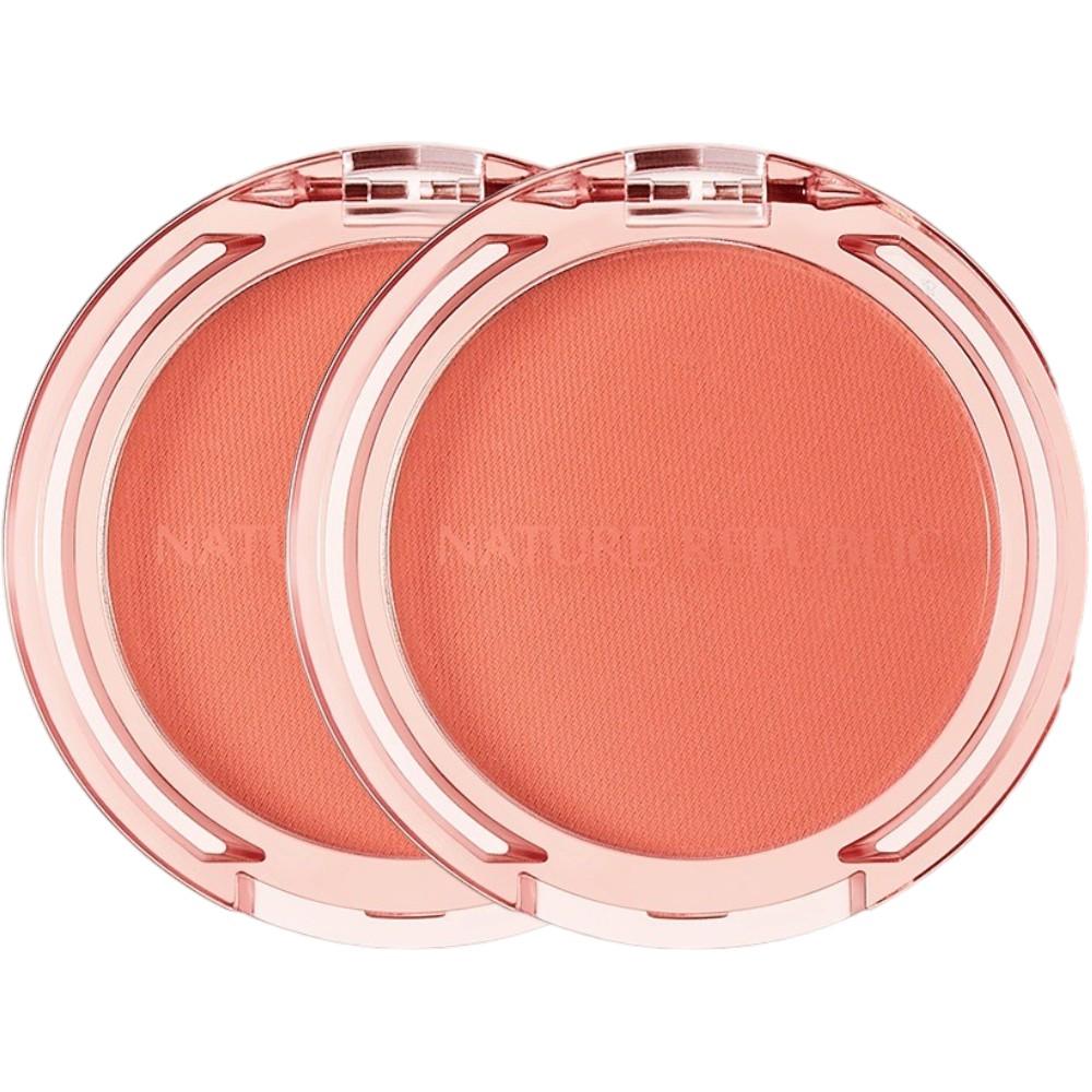 Nature Republic By Flower Blusher 03 Grapefruit Cotton Candy Vibrant Coral Pink 5g x 2