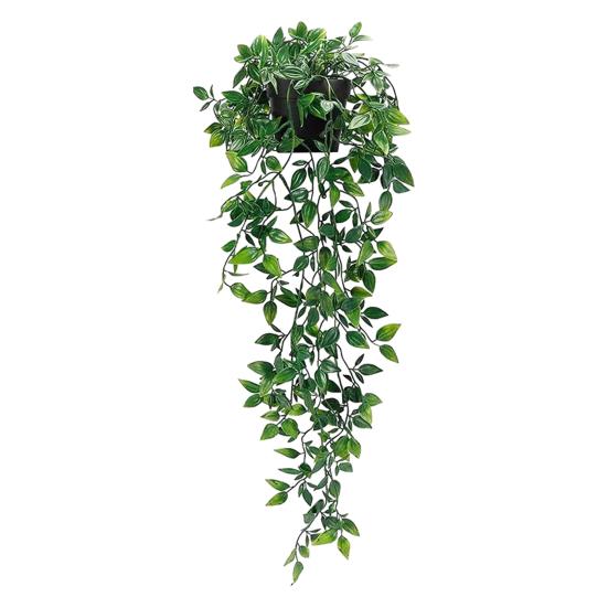 Realistic Artificial Plants for Bedroom Hanging Indoor Home Decor, Plastic Potted Office Living Room Kitchen Bathroom Wall Decoration, No Maintenance