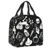 Pattern Insulated Lunch Box for Women Warm Cooler Thermal  Bag Kids School Children Food Picnic Container Tote