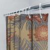 Exotic Botanical Shower Curtain Hummingbird Floral Print 180X240Cm Waterproof Bath Fabric Decor For Bathroom