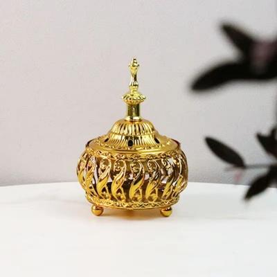 Creative Middle Eastern Incense Holder Arabic Style Hollow Hollow Tower Burner Handmade Delicate Arabian Incense Burner